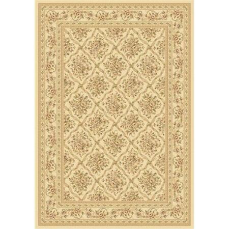 DYNAMIC RUGS Legacy 2 x 3.6 58018-100 Rug - Ivory LE2458018100